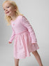 Baby & Toddler Mixed Media Dress - PRIMROSE PINK / 12-18M