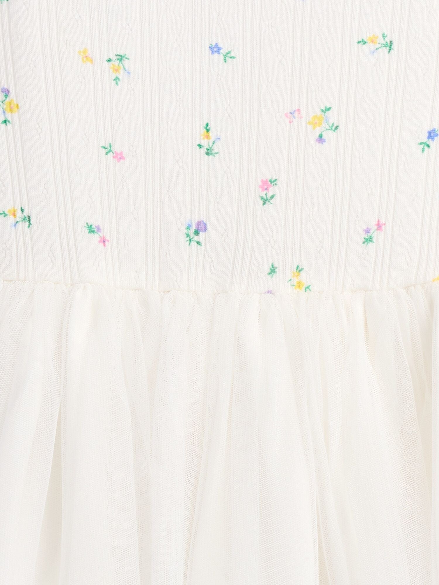 Baby &amp; Toddler Pointelle &amp; Tulle Mixed Media Dress