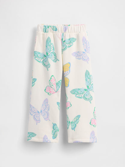Baby &amp; Toddler VintageSoft Graphic Sweatpants - BUTTERFLY WHITE / 12-18M