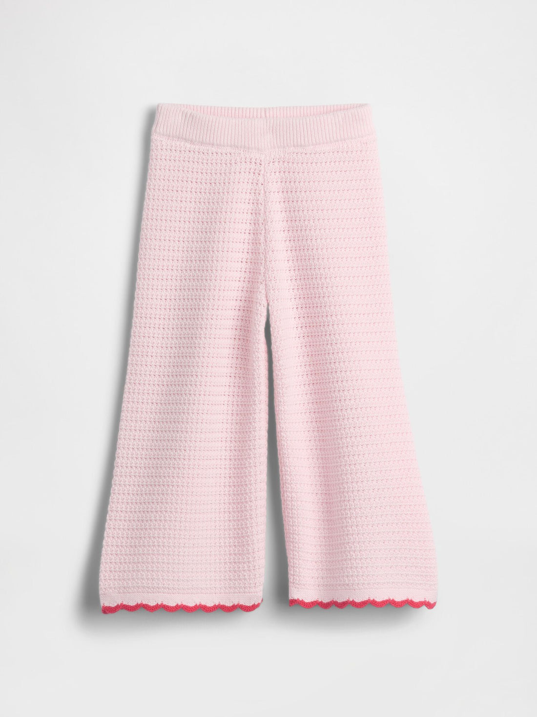 Baby &amp; Toddler Crochet Wide-Leg Pants - CHERRY BLOSSOM / 12-18M