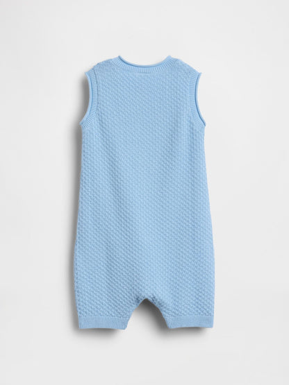 Baby Ice Cream Bear Crochet Shorty One-Piece