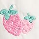 Baby Denim Strawberry Skirtall Set