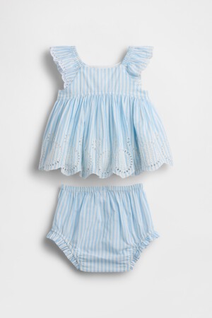 Baby Eyelet Outfit Set