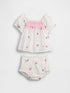 Baby Smocked Strawberry Outfit Set - STRAWBERRY / 12-18M
