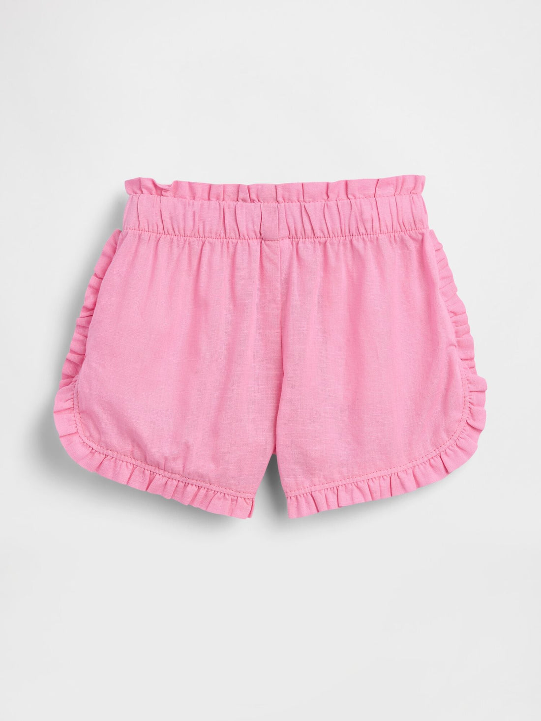 Baby &amp; Toddler Linen-Cotton Ruffle Dolphin Shorts