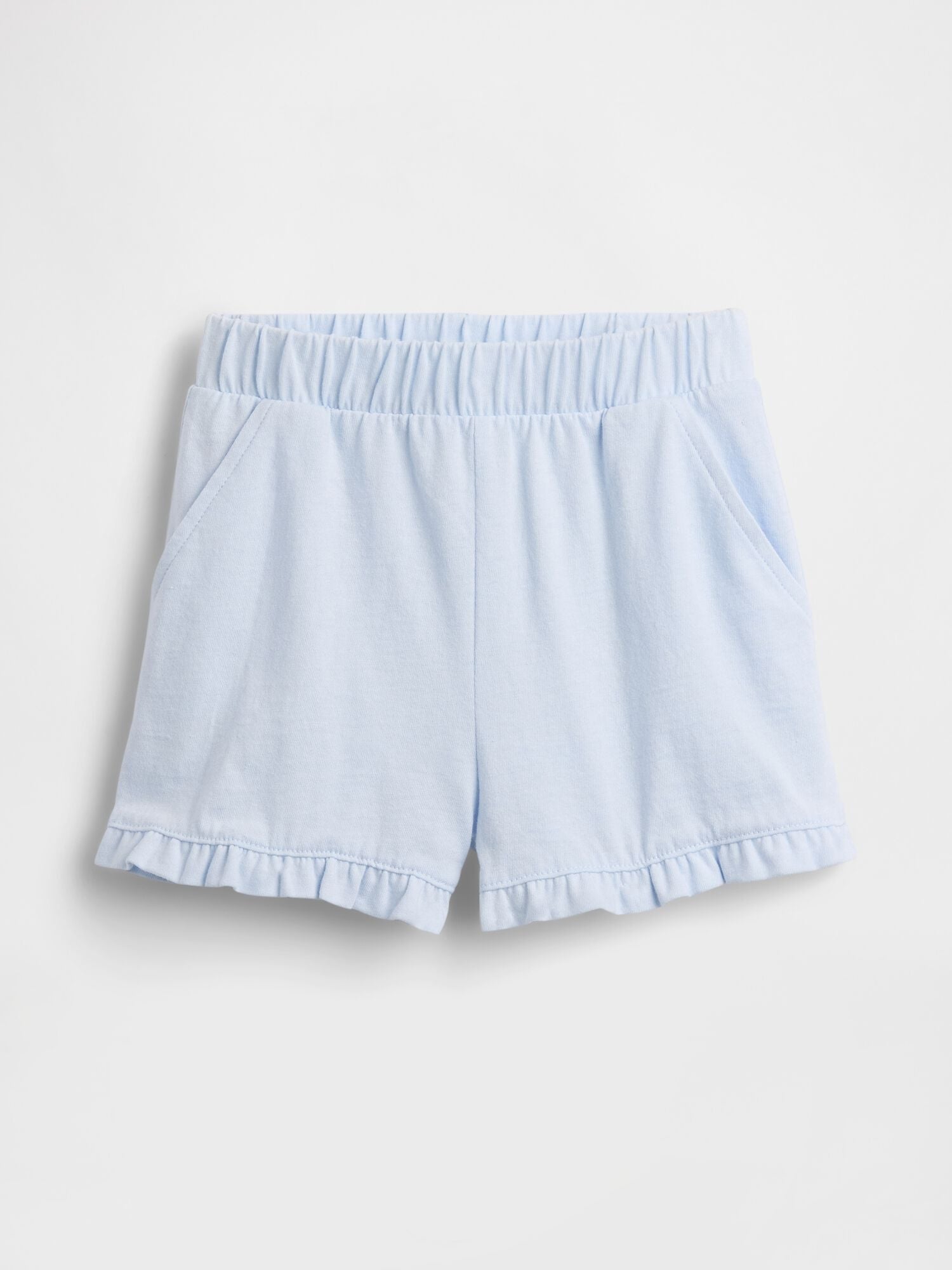 Baby &amp; Toddler Mix &amp; Match Pull-On Ruffle Shorts - SERENE BLUE / 12-18M