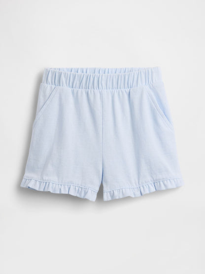 Baby &amp; Toddler Mix &amp; Match Pull-On Ruffle Shorts - SERENE BLUE / 12-18M