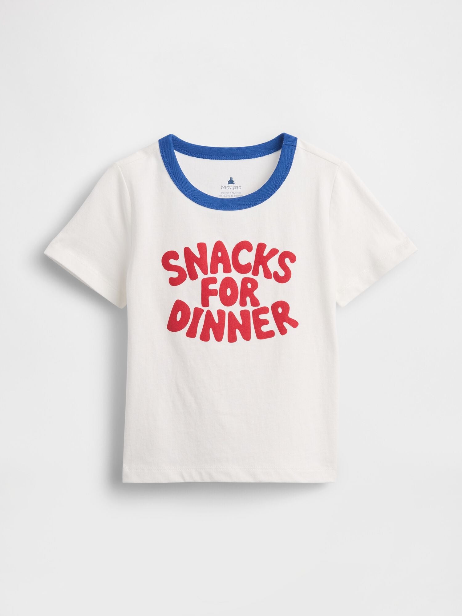 Baby &amp; Toddler Mix &amp; Match Graphic T-Shirt - SNACKS FOR DINNER / 12-18M