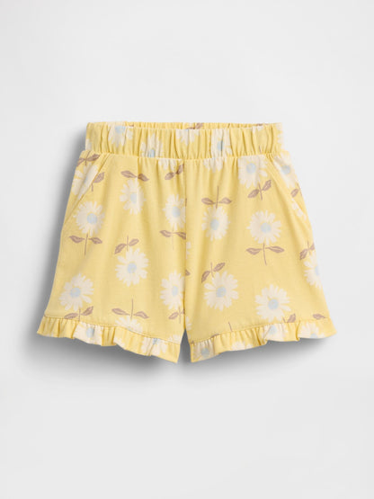 Baby &amp; Toddler Mix &amp; Match Pull-On Ruffle Shorts - SPRING YELLOW / 12-18M
