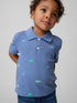 Baby & Toddler Pique Polo Shirt - BAINBRIDGE BLUE / 18-24M