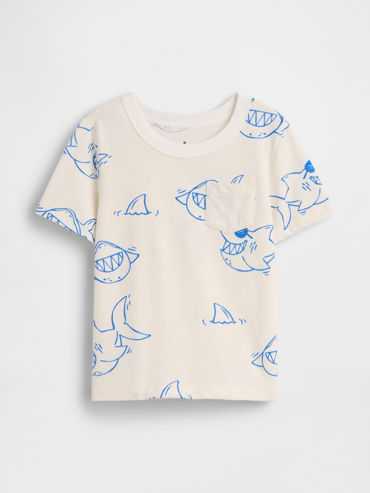 Baby &amp; Toddler Mix &amp; Match Pocket T-Shirt - AO SHARK / 12-18M