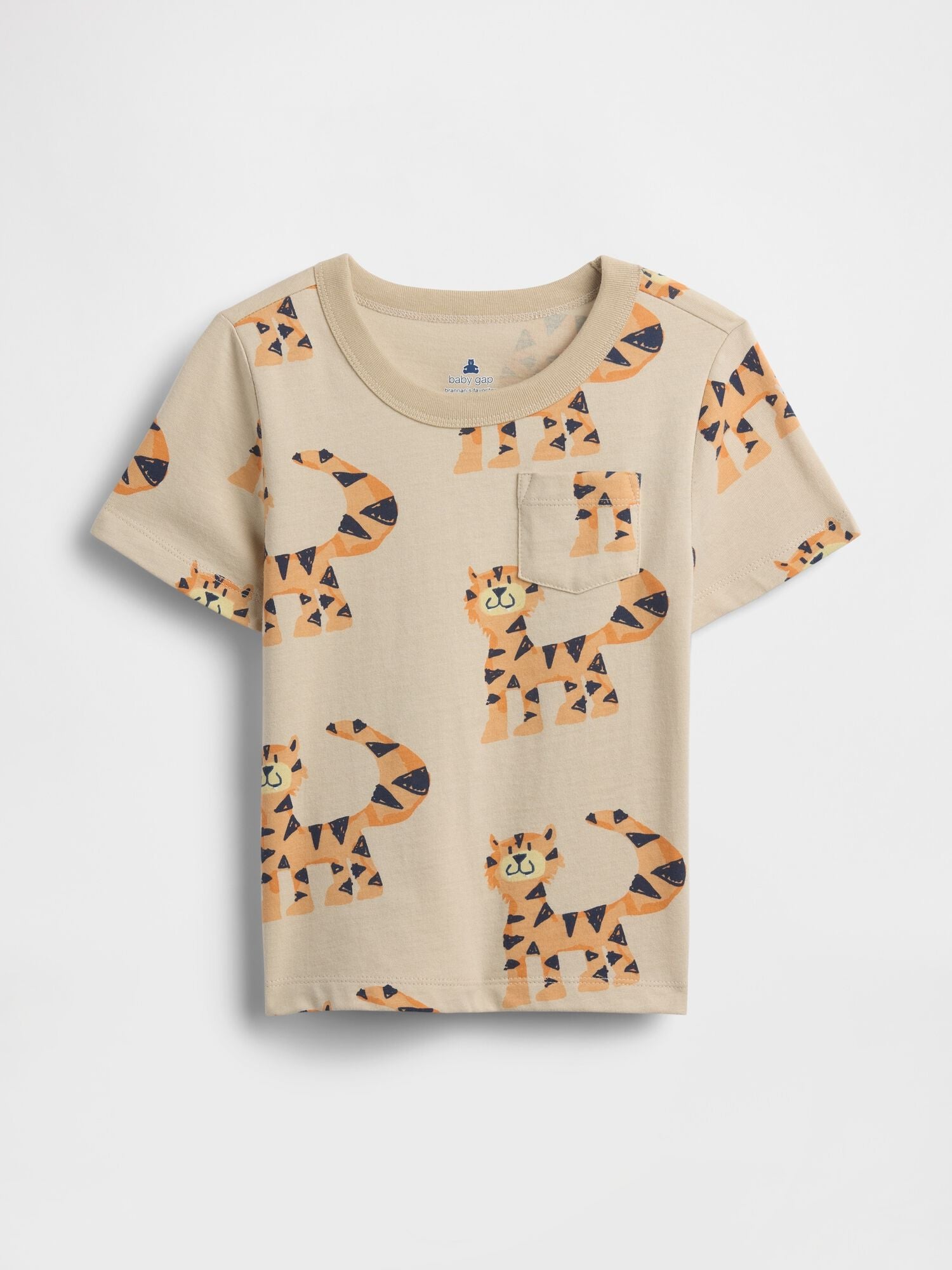 Baby &amp; Toddler Mix &amp; Match Pocket T-Shirt - TIGERS / 12-18M