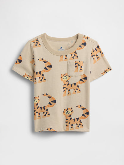 Baby &amp; Toddler Mix &amp; Match Pocket T-Shirt - TIGERS / 12-18M