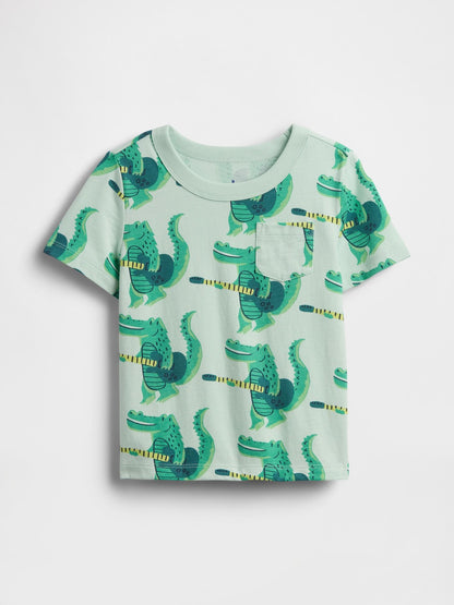 Baby &amp; Toddler Mix &amp; Match Pocket T-Shirt - ALLIGATOR ROCK / 12-18M