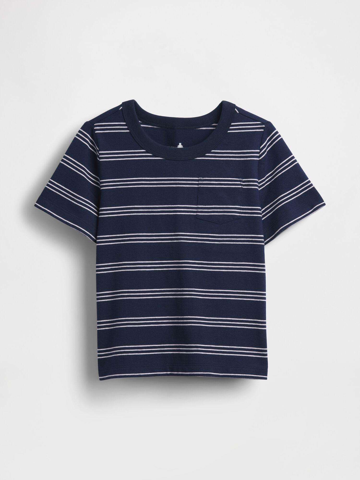 Baby &amp; Toddler Mix &amp; Match Pocket T-Shirt - WHITE NAVY STRIPE / 18-24M