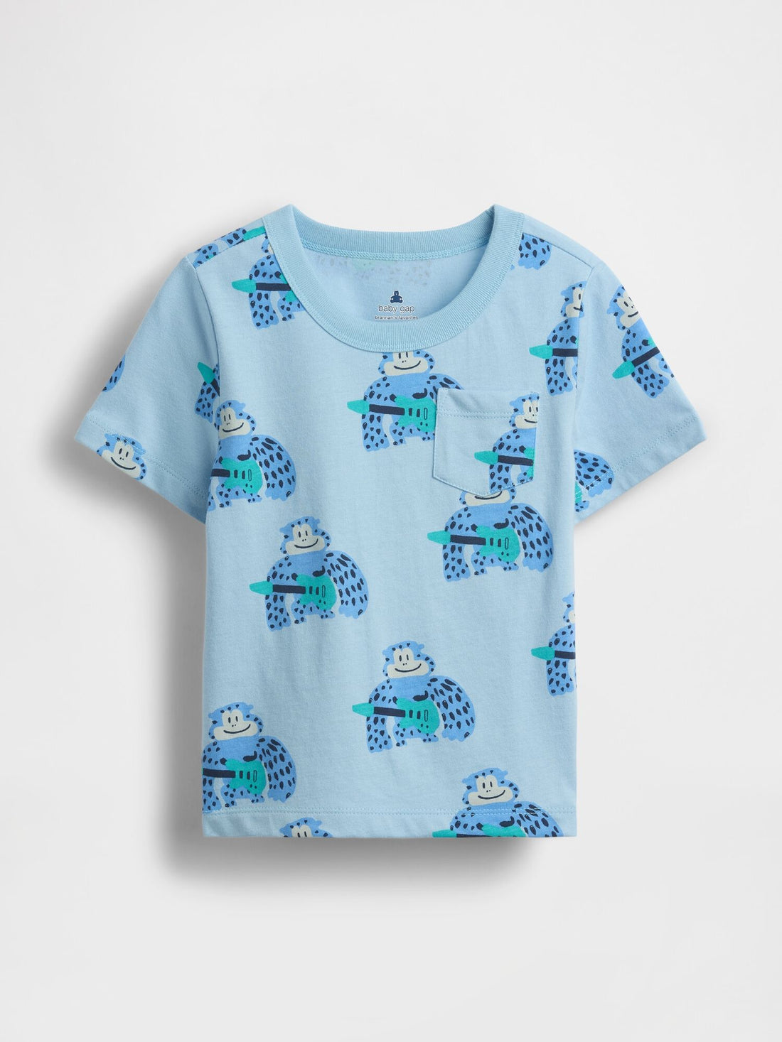 Baby & Toddler Mix & Match Pocket T-Shirt - BASS GORILLA / 18-24M