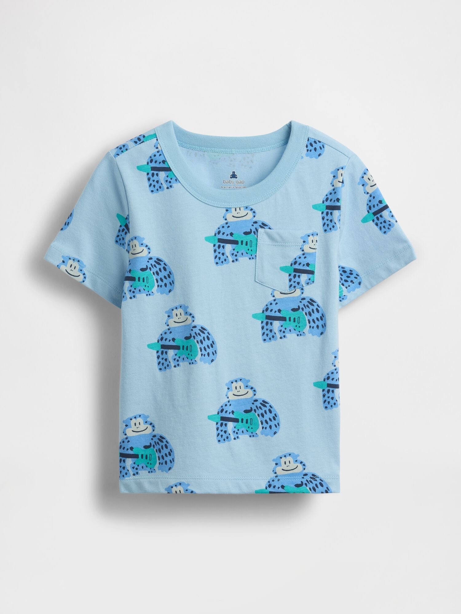 Baby &amp; Toddler Mix &amp; Match Pocket T-Shirt - BASS GORILLA / 18-24M