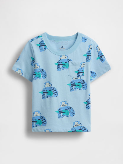 Baby &amp; Toddler Mix &amp; Match Pocket T-Shirt - BASS GORILLA / 18-24M