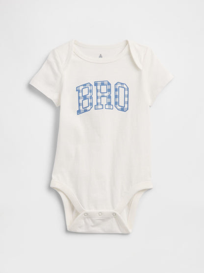 Baby Graphic Bodysuit - SP FAM BLUE GINGHAM / 18-24M