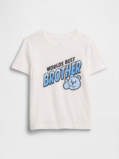 babyGap Graphic T-Shirt - NEW OFF WHITE OPT1 / 18-24M
