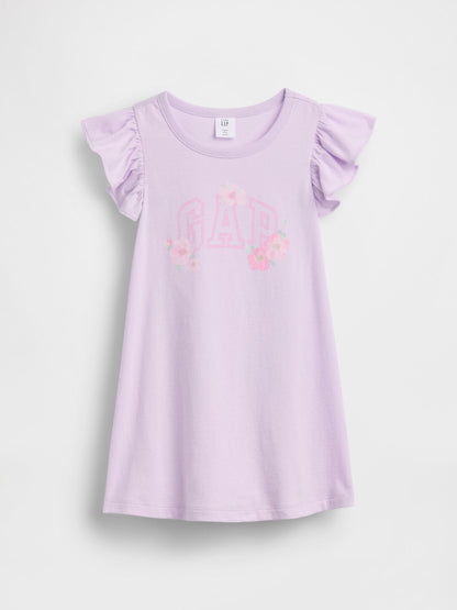 babyGap Logo Dress - PALE LILAC / 18-24M