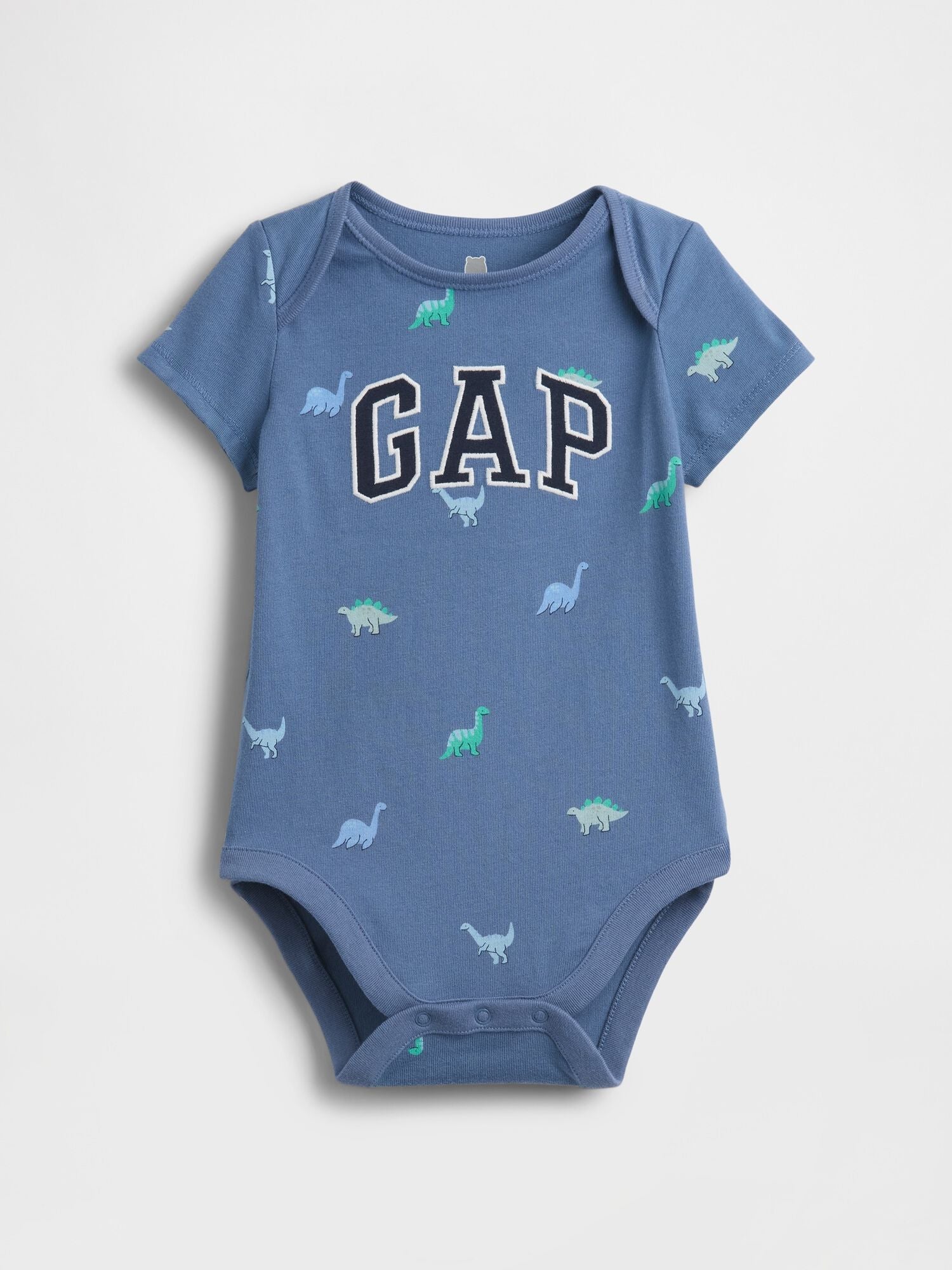 Baby First Favorites Organic Cotton Logo Bodysuit - DINO / 12-18M