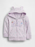 Baby VintageSoft Terry Gap Logo Zip Hoodie - PALE LILAC / 12-18M