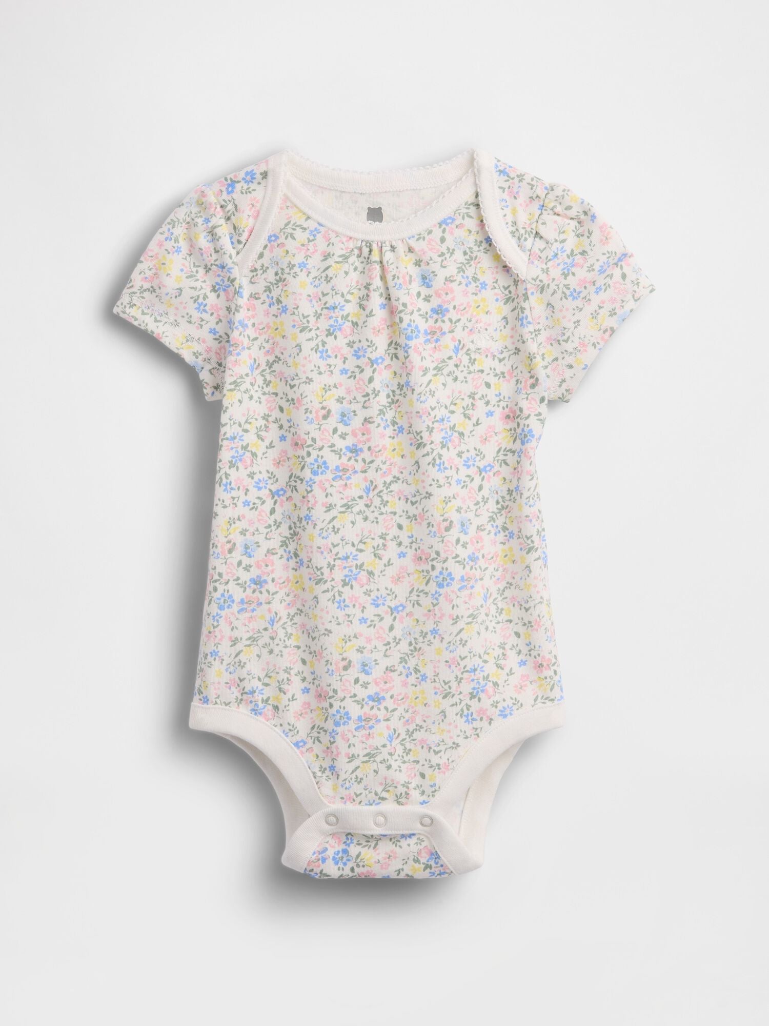 Baby First Favorites Organic Cotton Bodysuit - MULTI DITSY FLORAL / 12-18M