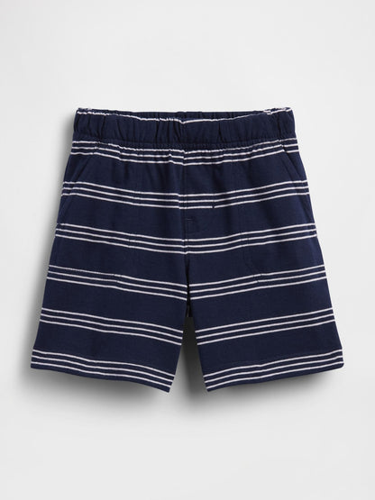 Baby &amp; Toddler Mix &amp; Match Pull-On Shorts - NAVY WHITE STRIPE / 12-18M