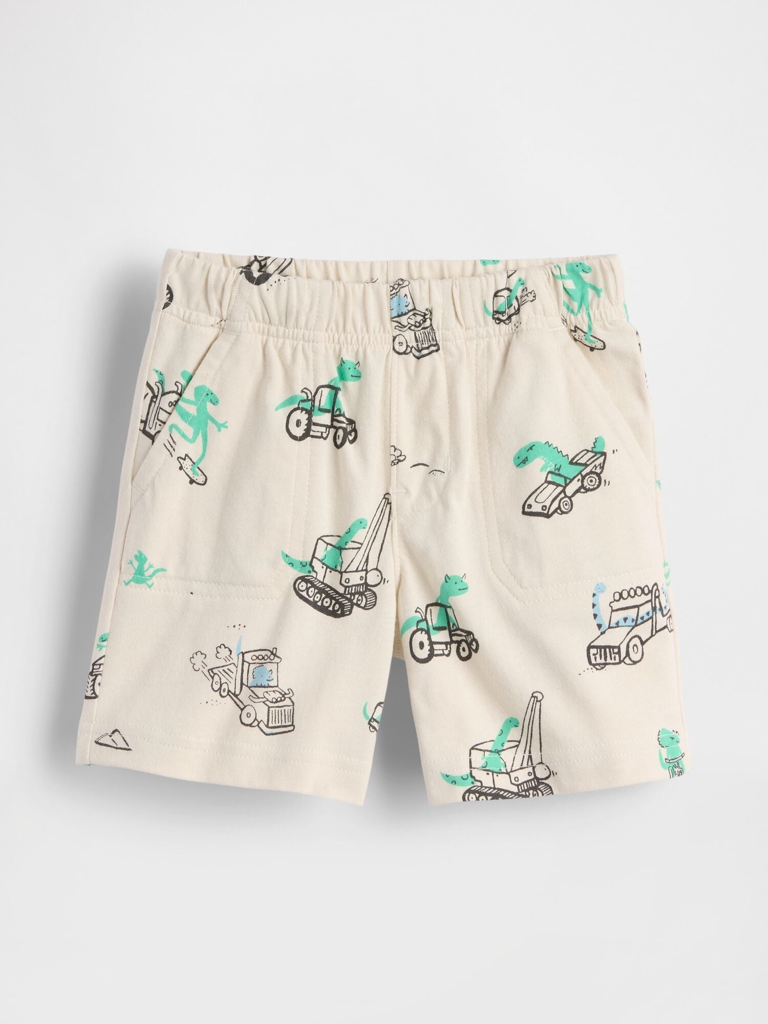 Baby &amp; Toddler Mix &amp; Match Pull-On Shorts - CONSTRUCTION DINOS / 12-18M