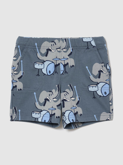 Baby &amp; Toddler Mix &amp; Match Pull-On Shorts - DRUMMER ELEPHANT / 12-18M