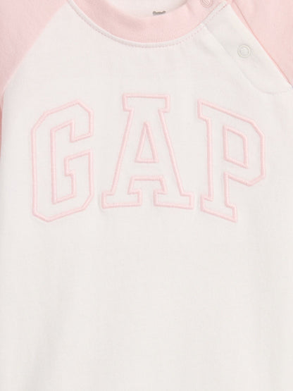 Baby Organic Cotton Gap Logo Raglan Bodysuit