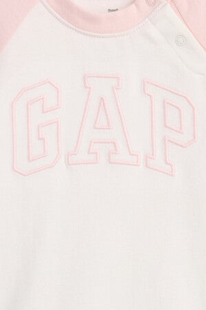 Baby Organic Cotton Gap Logo Raglan Bodysuit