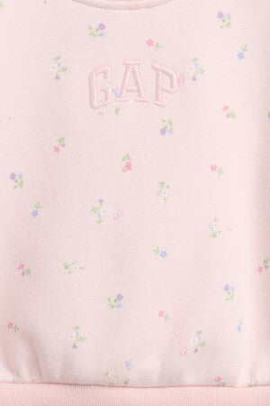 Baby VintageSoft Floral Logo Outfit Set