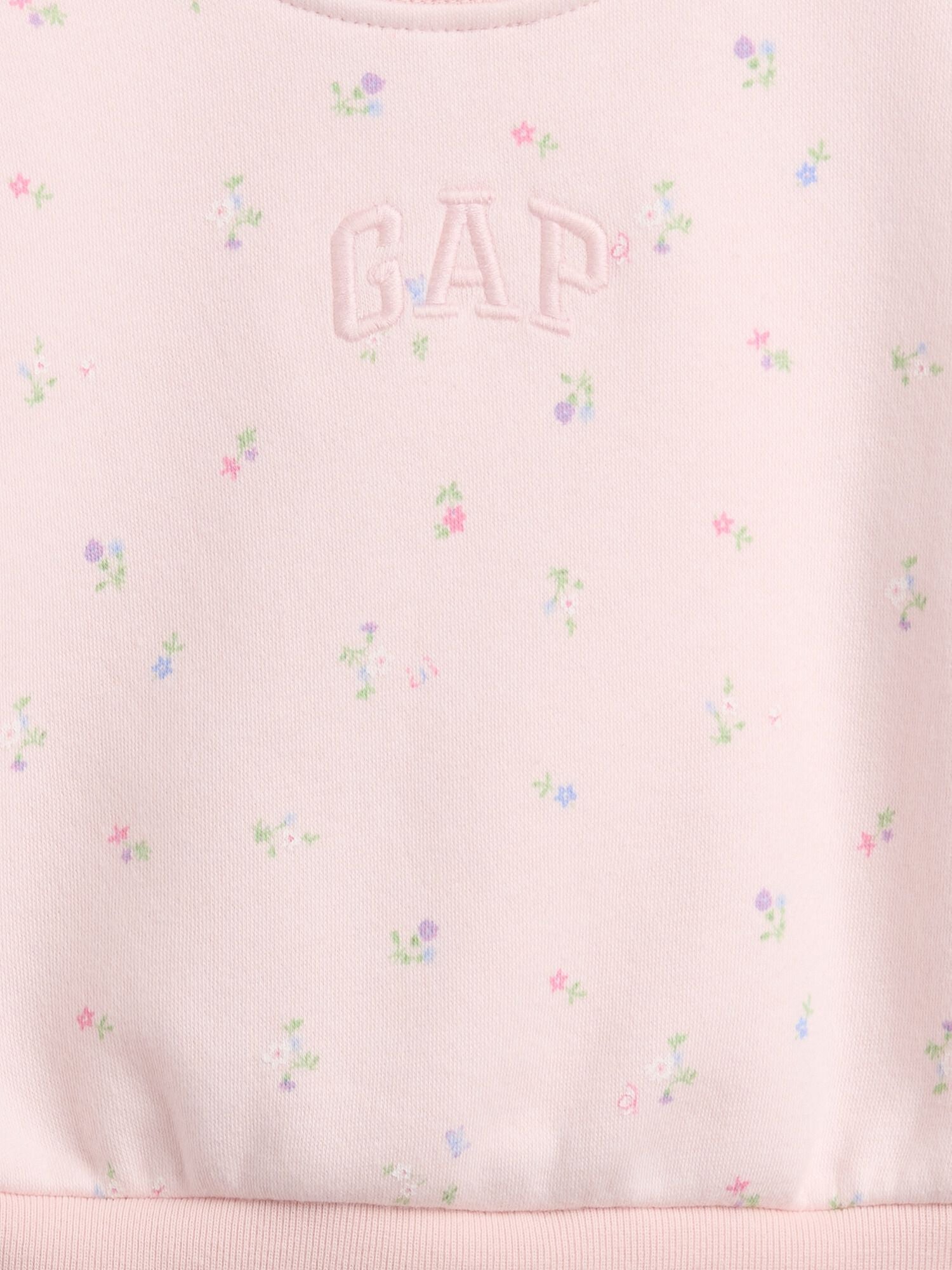 Baby VintageSoft Floral Logo Outfit Set