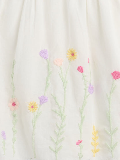Baby Embroidered Floral Outfit Set