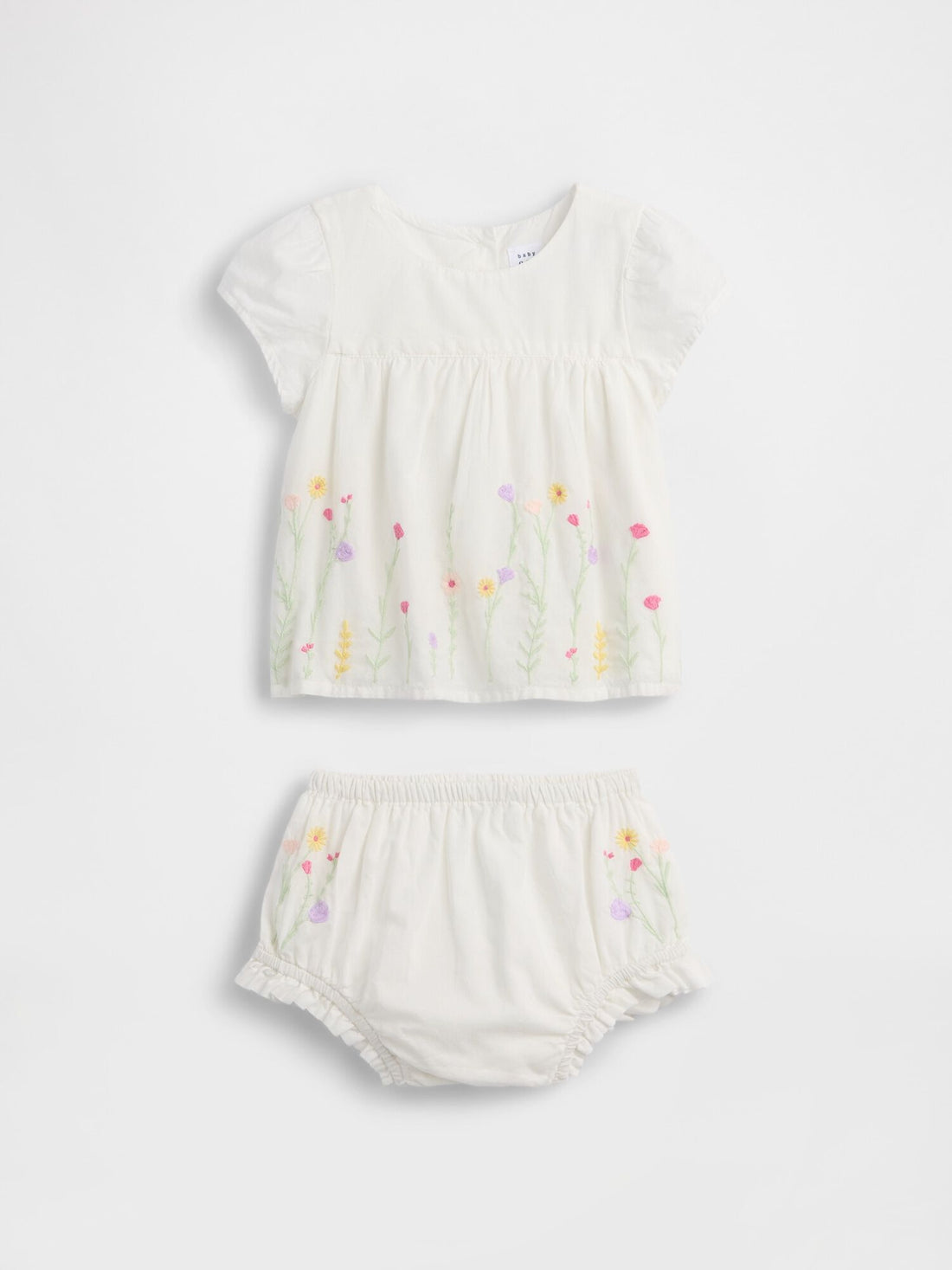 Baby Embroidered Floral Outfit Set - SP26 FLORAL EMBRO / 12-18M