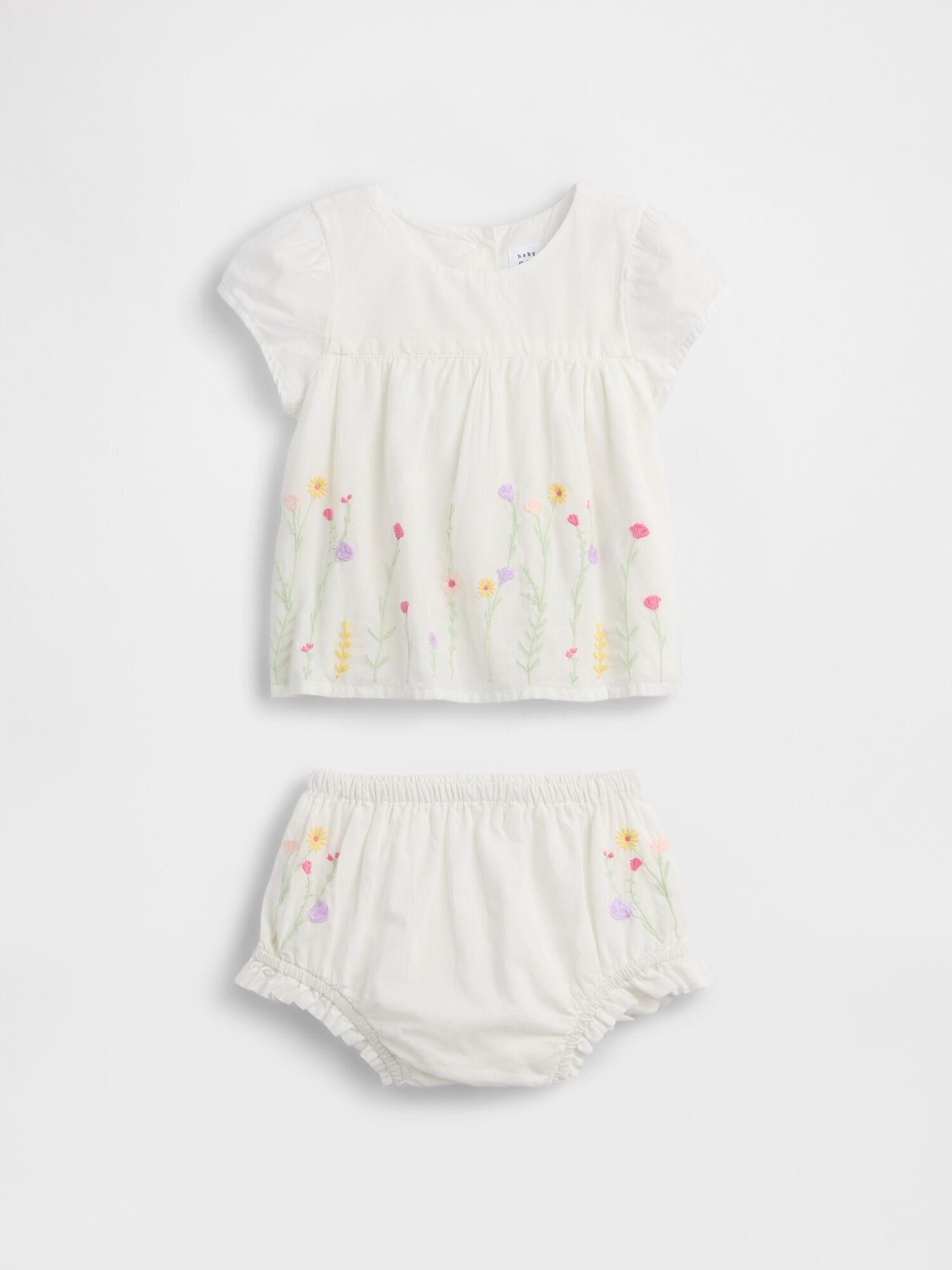Baby Embroidered Floral Outfit Set - SP26 FLORAL EMBRO / 12-18M