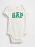 Baby First Favorites Organic Cotton Logo Bodysuit - NEW OFF WHITE / 12-18M