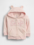 Baby VintageSoft Terry Gap Logo Zip Hoodie - SPRING PINK / 12-18M