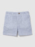 Baby & Toddler Linen-Cotton Shorts - BLUE RAILROAD STRIPE / 12-18M