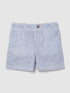 Baby & Toddler Linen-Cotton Shorts - BLUE RAILROAD STRIPE / 12-18M