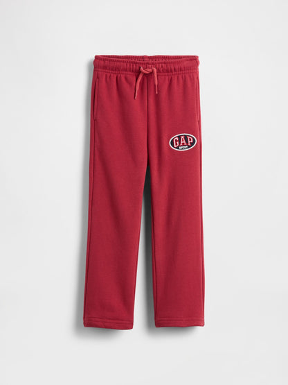 Baby &amp; Toddler VintageSoft Terry Sport Logo Sweatpants - BARN RED / 12-18M