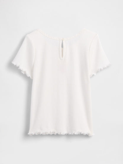 Baby &amp; Toddler Embroidered Logo Rib T-Shirt