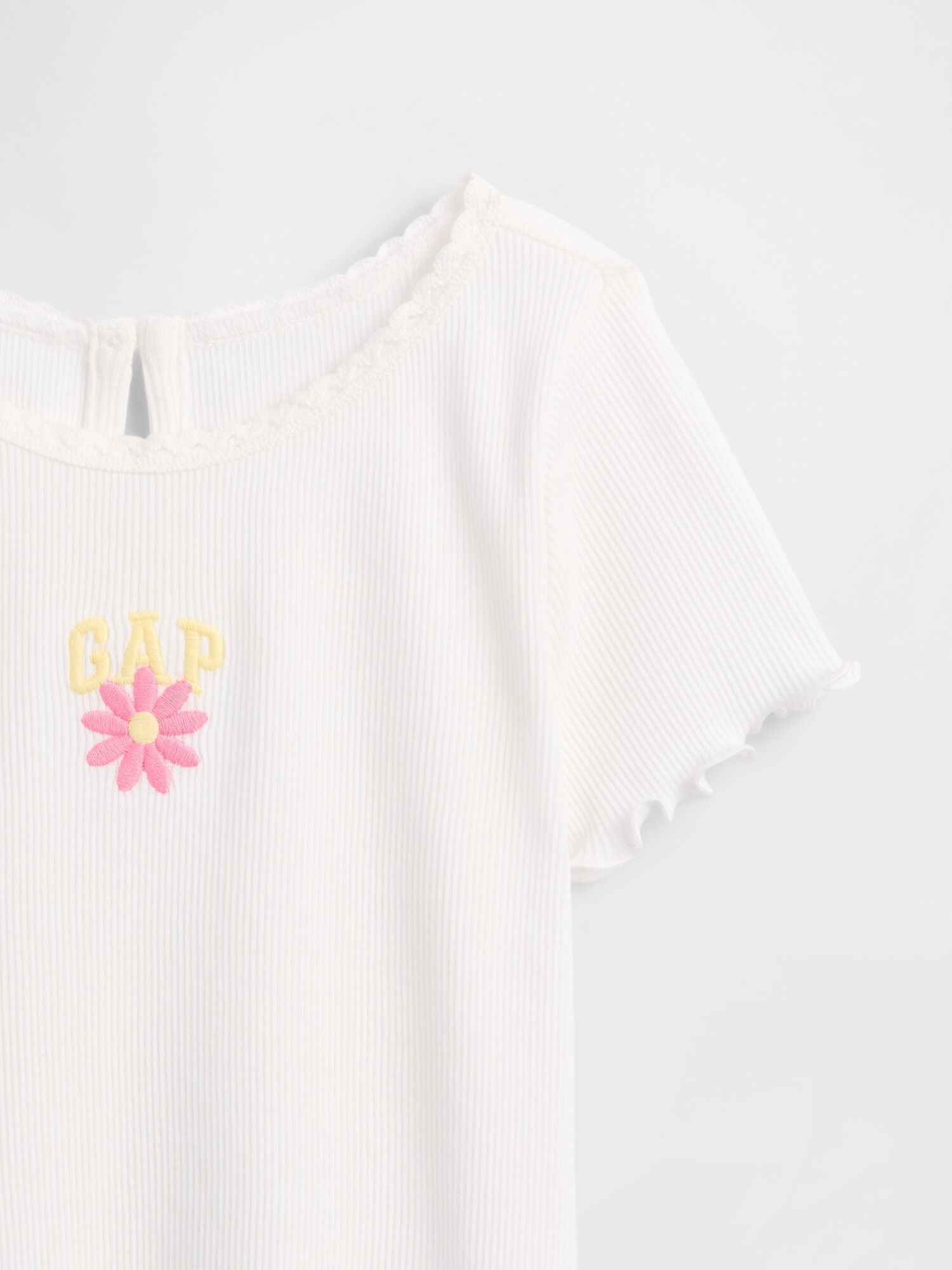 Baby &amp; Toddler Embroidered Logo Rib T-Shirt
