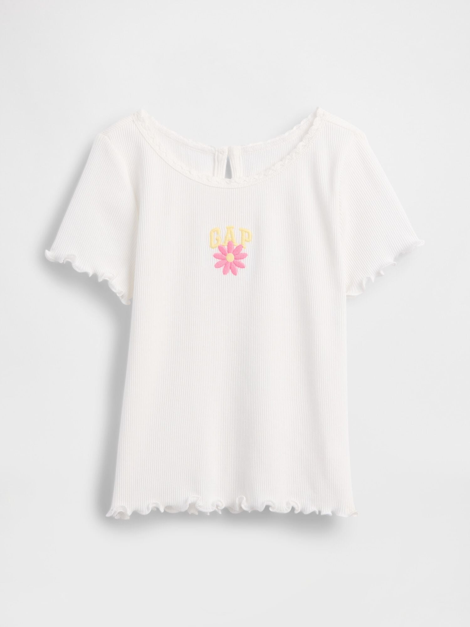 Baby &amp; Toddler Embroidered Logo Rib T-Shirt