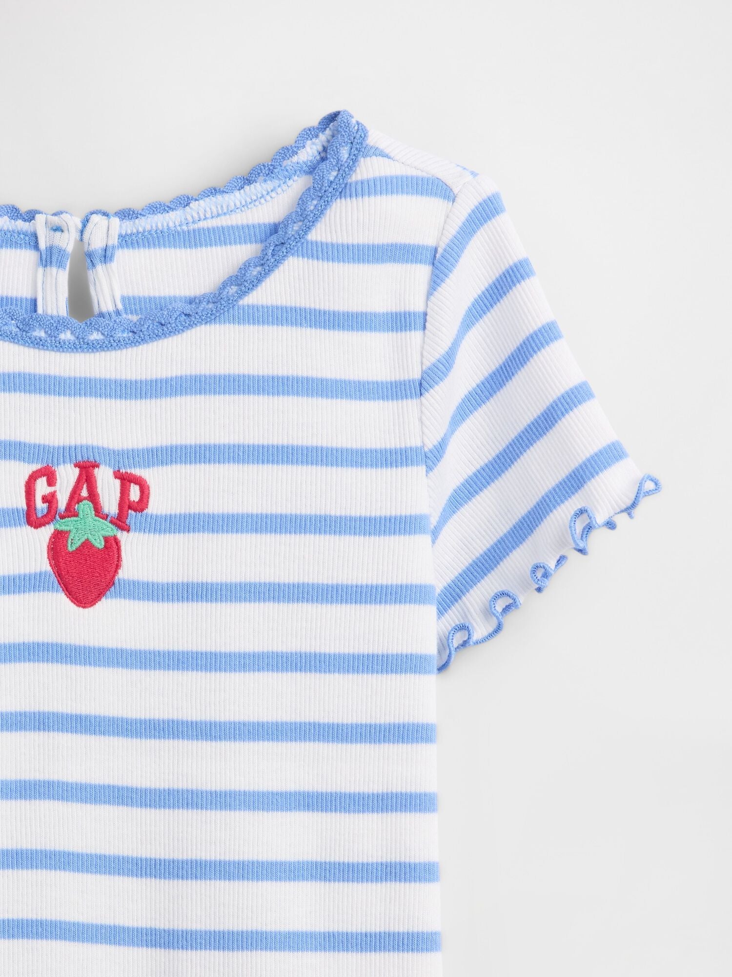 Baby &amp; Toddler Embroidered Logo Rib T-Shirt