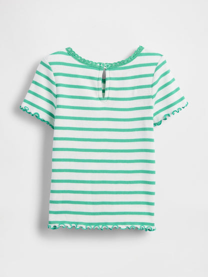Baby &amp; Toddler Embroidered Logo Rib T-Shirt