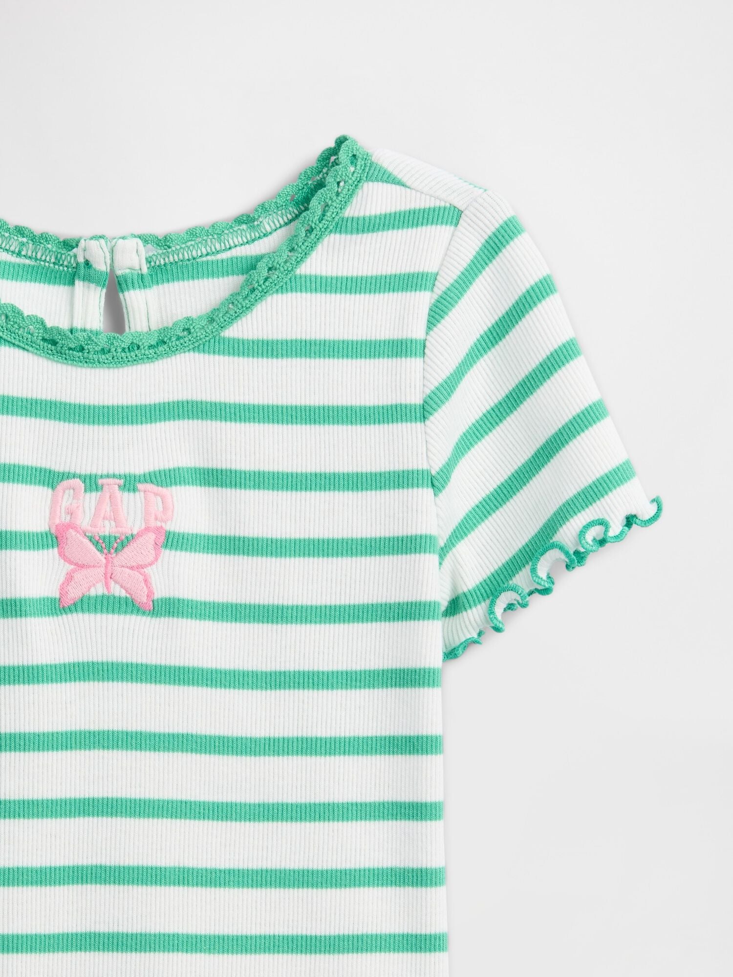 Baby &amp; Toddler Embroidered Logo Rib T-Shirt