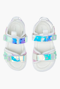 Flora Bella Girls Light-Up Hook and Loop Strap Sandals-undefined-image-1